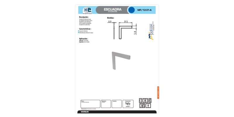 FICHA ESCUADRA MP 12 01 A