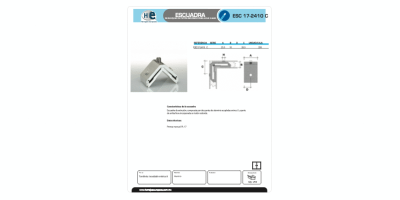 FICHA ESC 17-2410 C